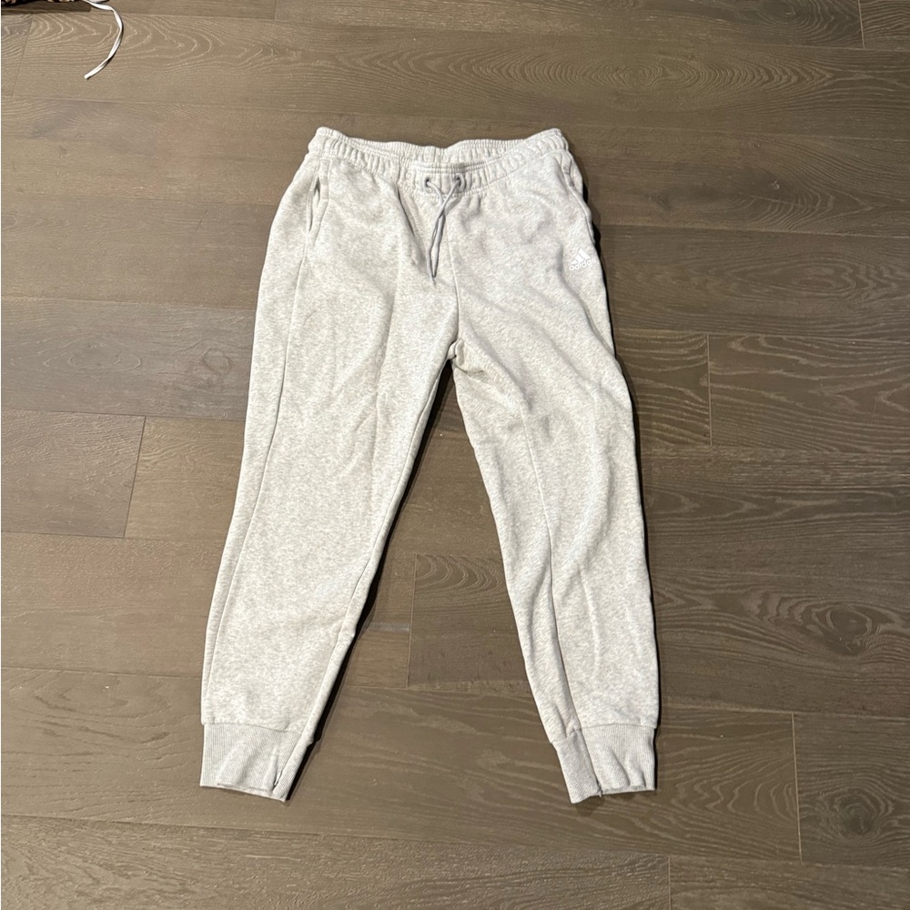 Adidas Women's Stacked-Logo Fleece Pants